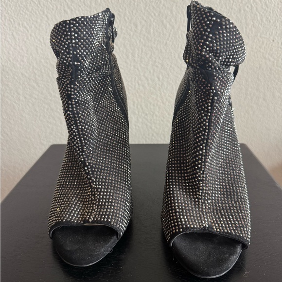 Gianni Bini Black Heeled Boots - Picture 5 of 6